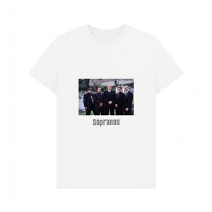 The Sopranos Unisex Adult Cast T-Shirt / White